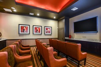 Screening Room at The Amalfi Clearwater Luxury Apartments in Clearwater, FL